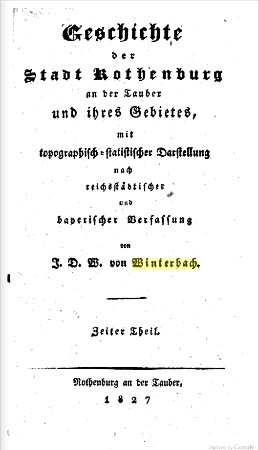 Geskiedenis van Rothenburg a.d. Tauber